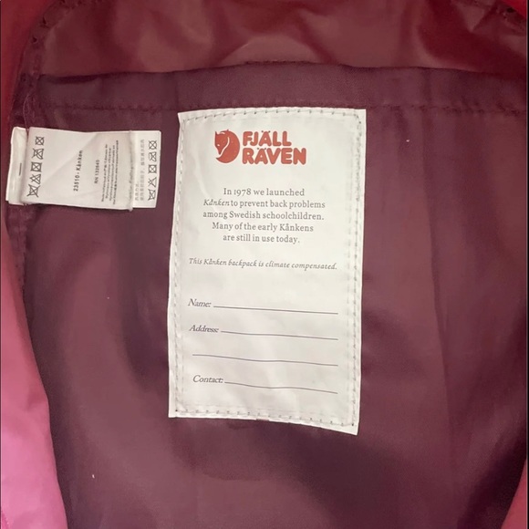 Mini Fjällräven Kånken Red - Picture 3 of 4